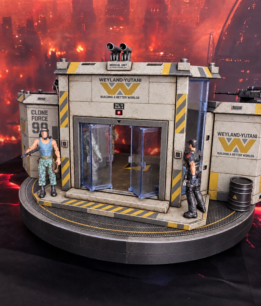 Aliens Weyland-Yutani Medical Bay Colonial Marines Custom Vintage Collectible