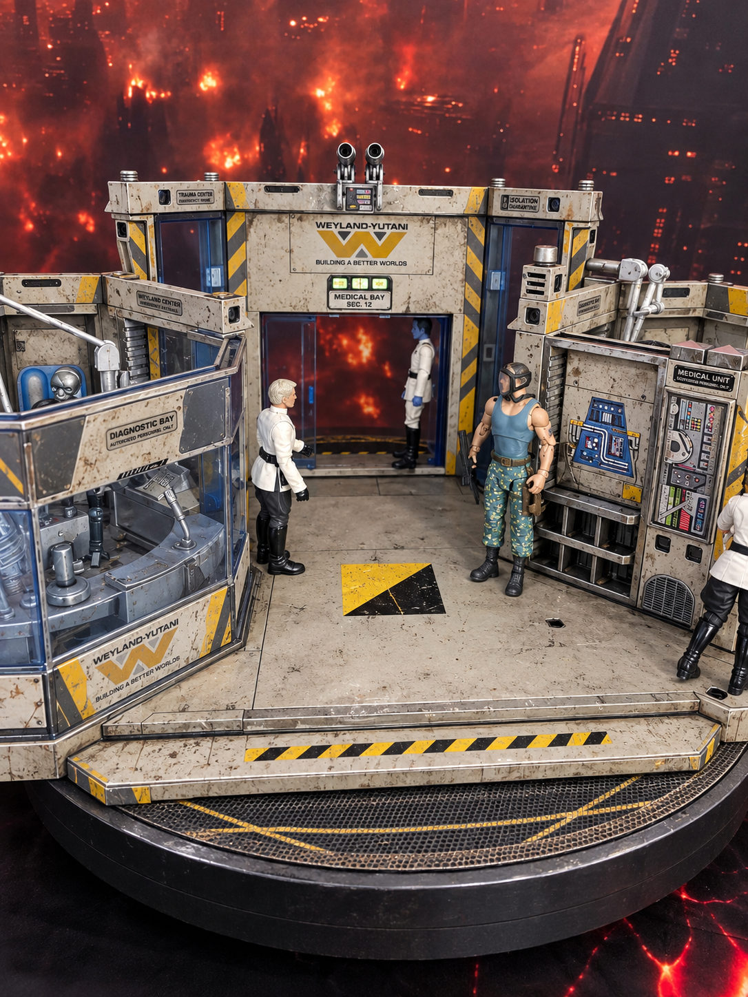 Aliens Weyland-Yutani Medical Bay Colonial Marines Custom Vintage Collectible