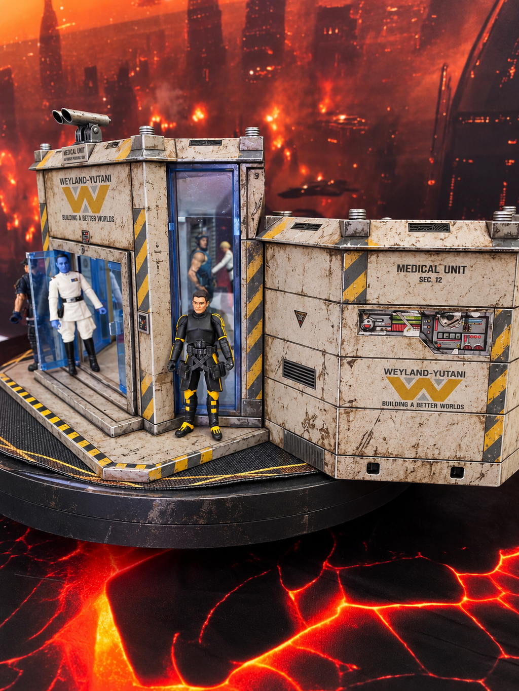Aliens Weyland-Yutani Medical Bay Colonial Marines Custom Vintage Collectible