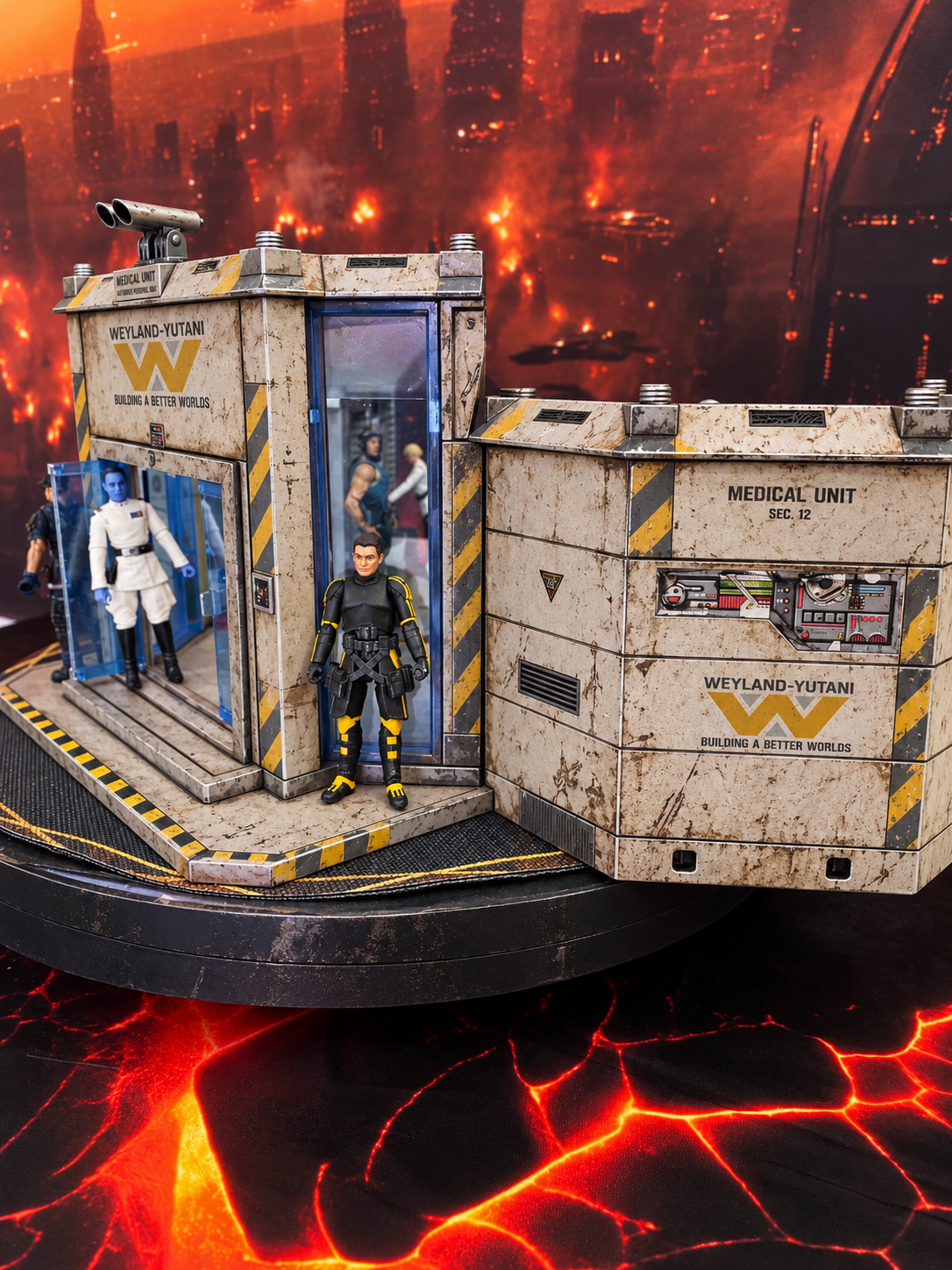 Aliens Weyland-Yutani Medical Bay Colonial Marines Custom Vintage Collectible