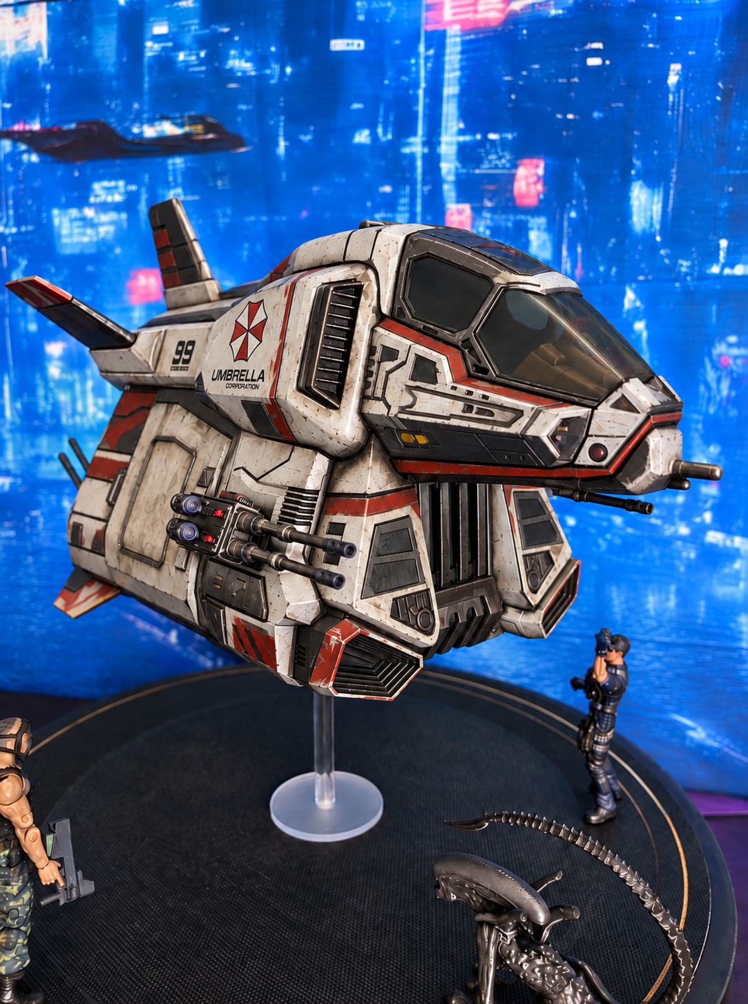 Resident Evil Umbrella Corporation Dropship 1:18 Custom Vintage Collectible