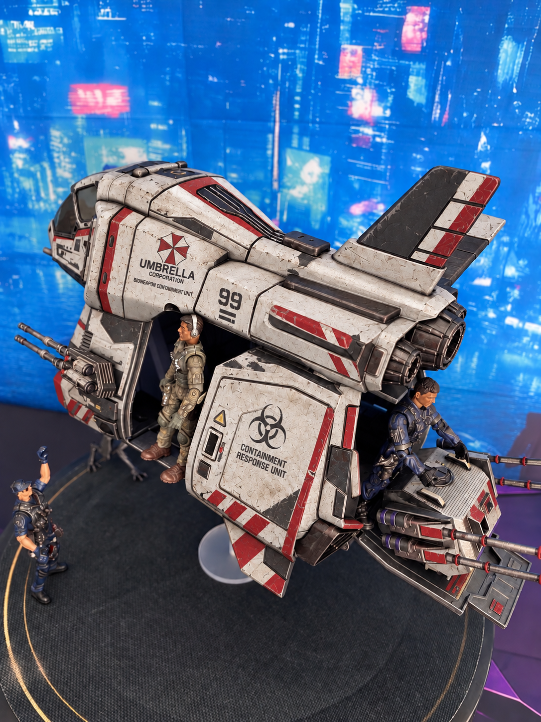 Resident Evil Umbrella Corporation Dropship 1:18 Custom Vintage Collectible