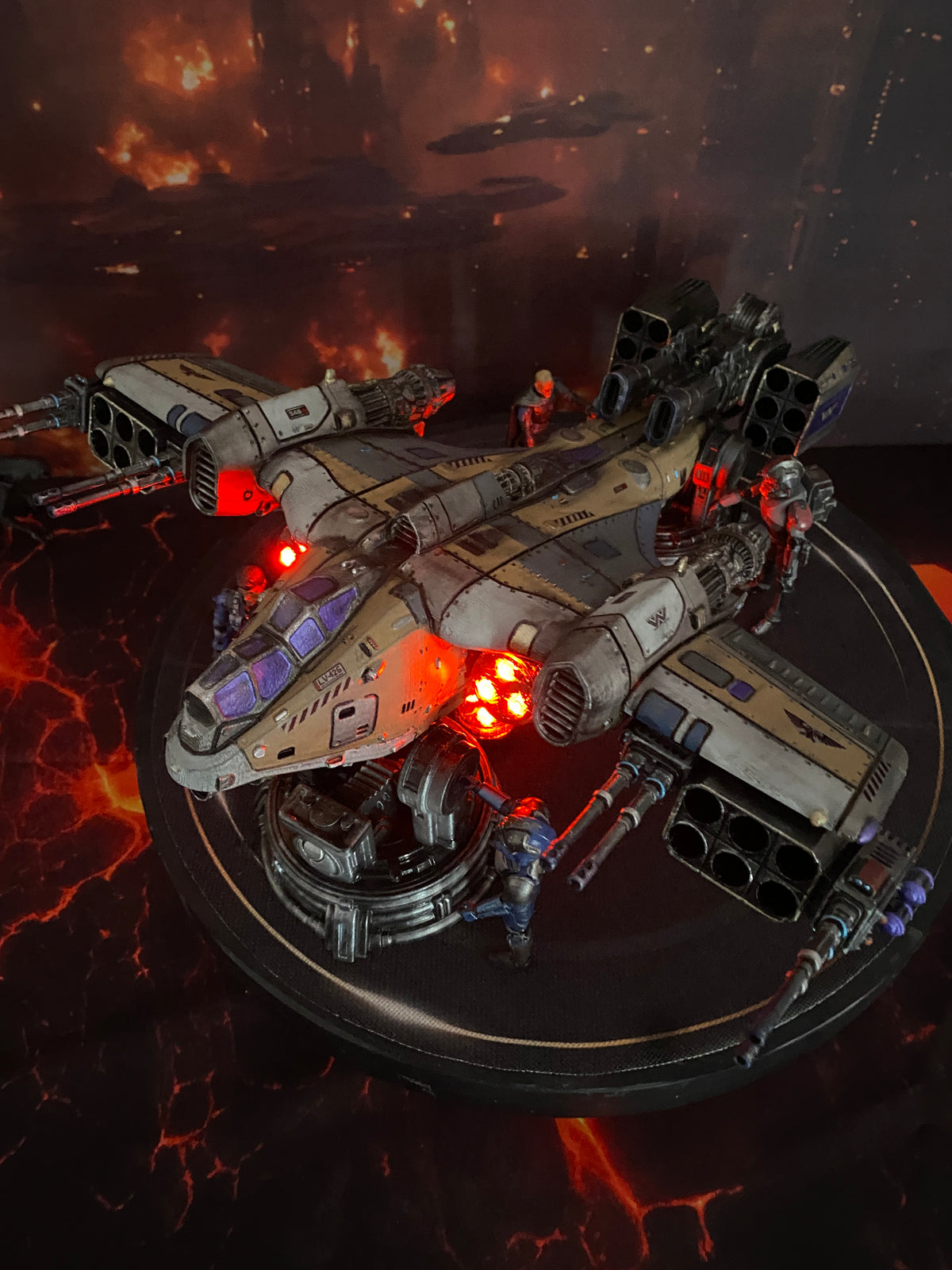 Aliens Colonial Marines Custom Dropship Gunship Weyland Yutani USCM Alien
