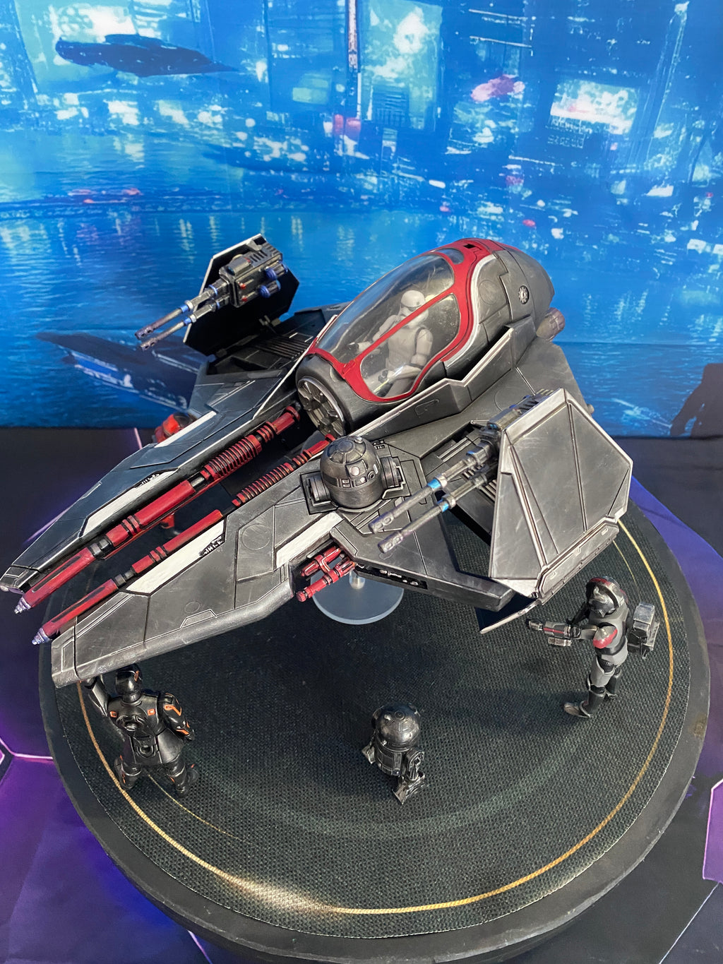 Imperial Starfighter Andor Mandalorian Sith Empire collectible Star Wars Custom