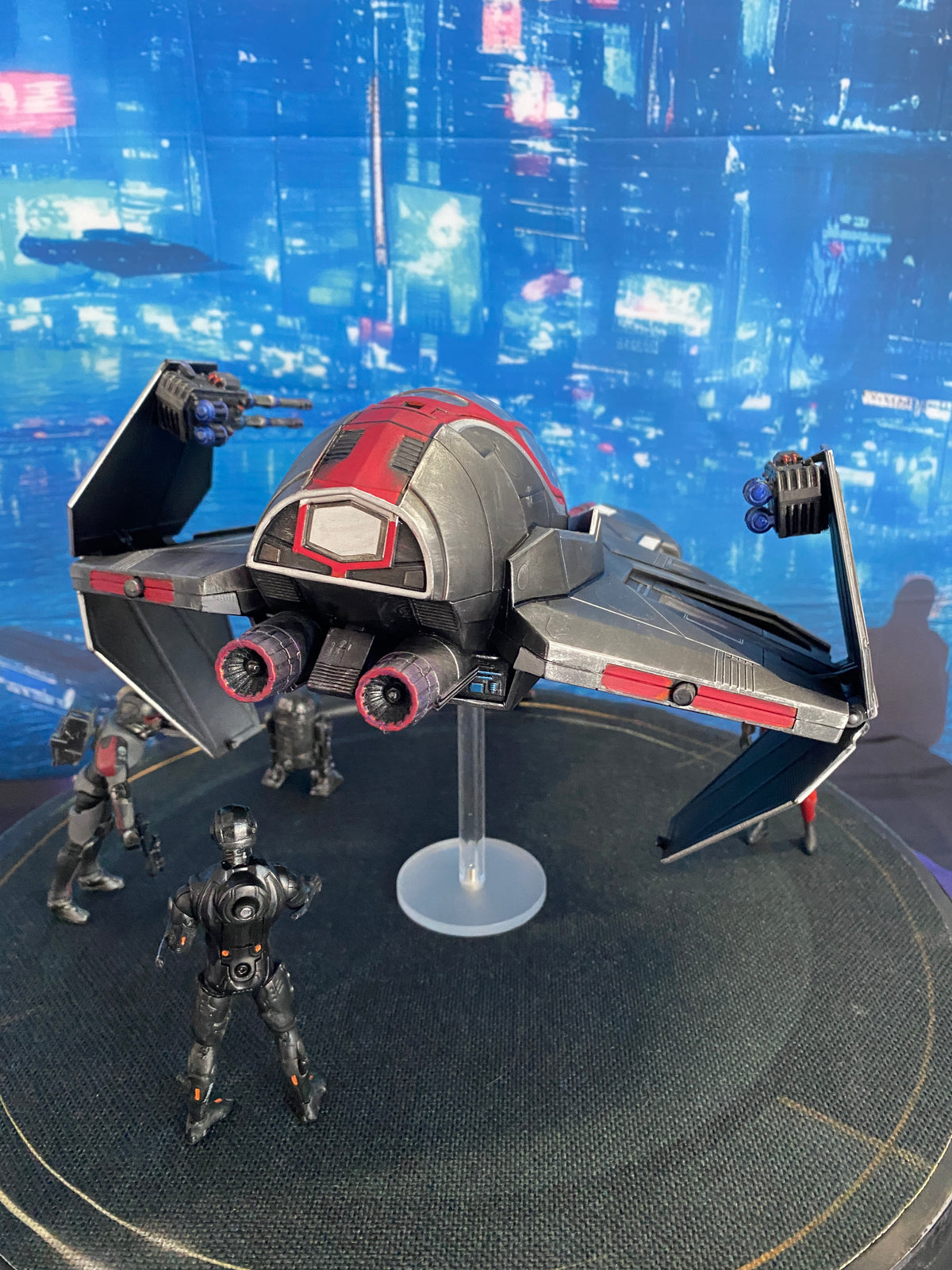 Imperial Starfighter Andor Mandalorian Sith Empire collectible Star Wars Custom