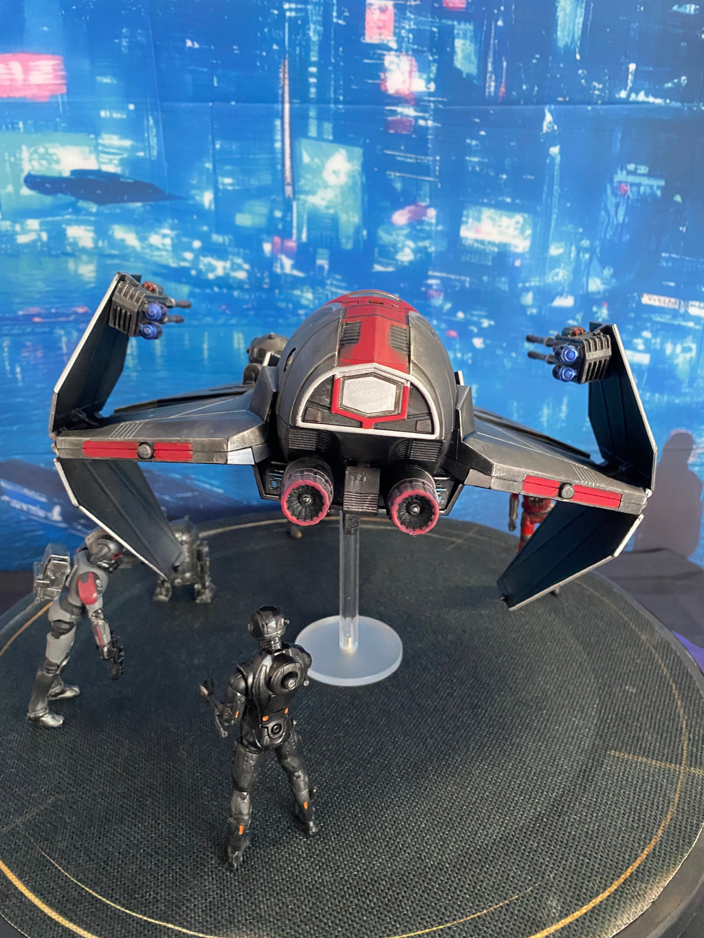 Imperial Starfighter Andor Mandalorian Sith Empire collectible Star Wars Custom