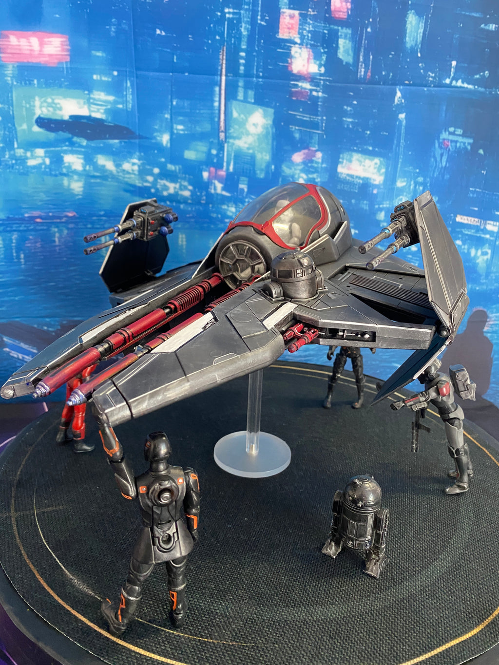 Imperial Starfighter Andor Mandalorian Sith Empire collectible Star Wars Custom