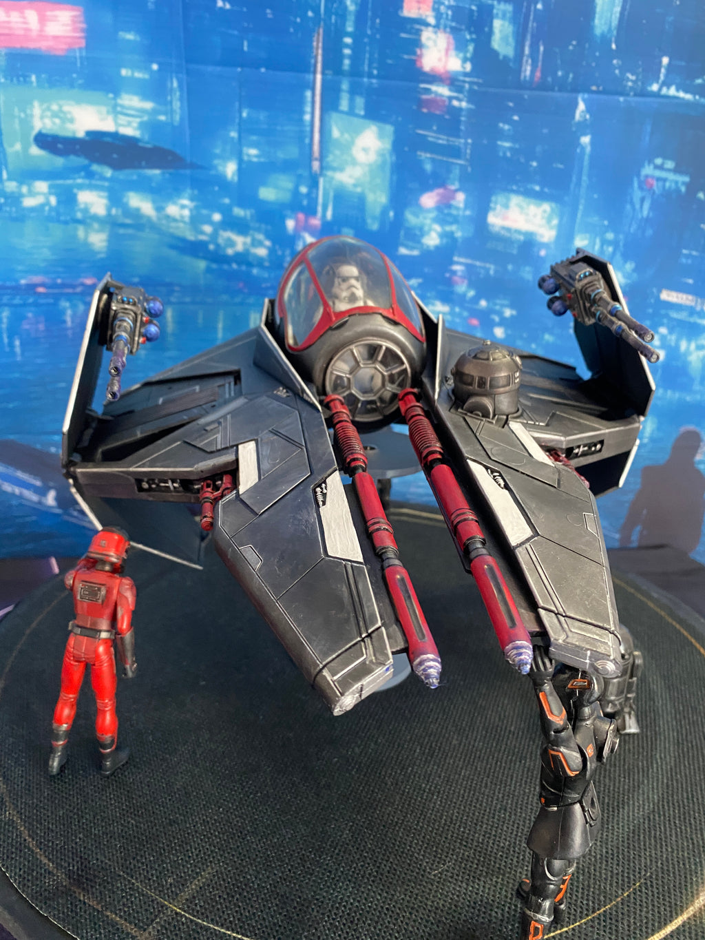 Imperial Starfighter Andor Mandalorian Sith Empire collectible Star Wars Custom