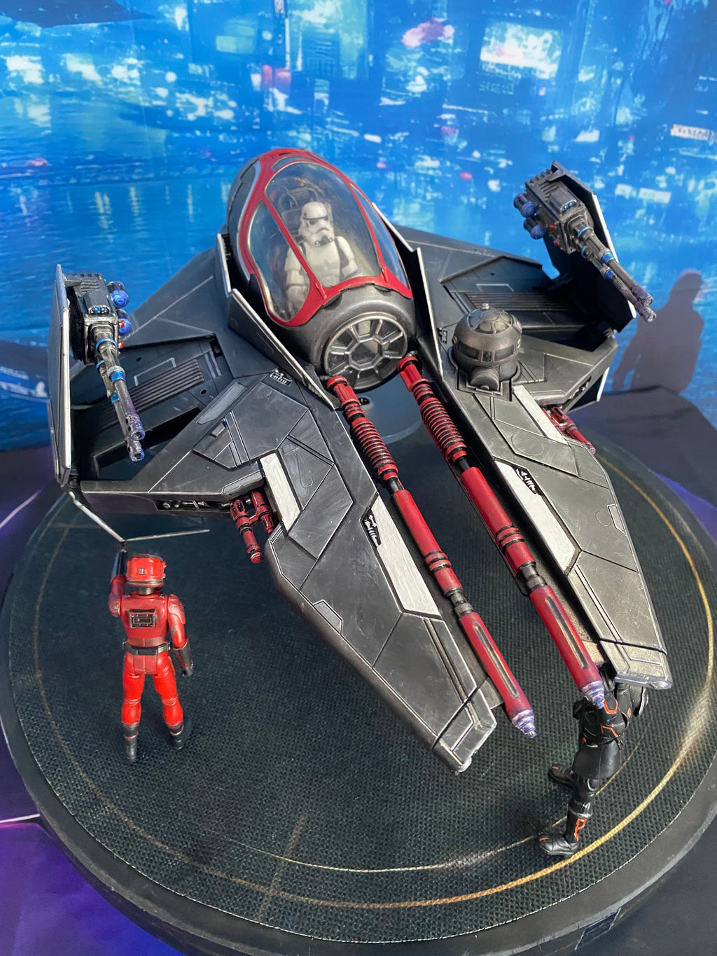 Imperial Starfighter Andor Mandalorian Sith Empire collectible Star Wars Custom
