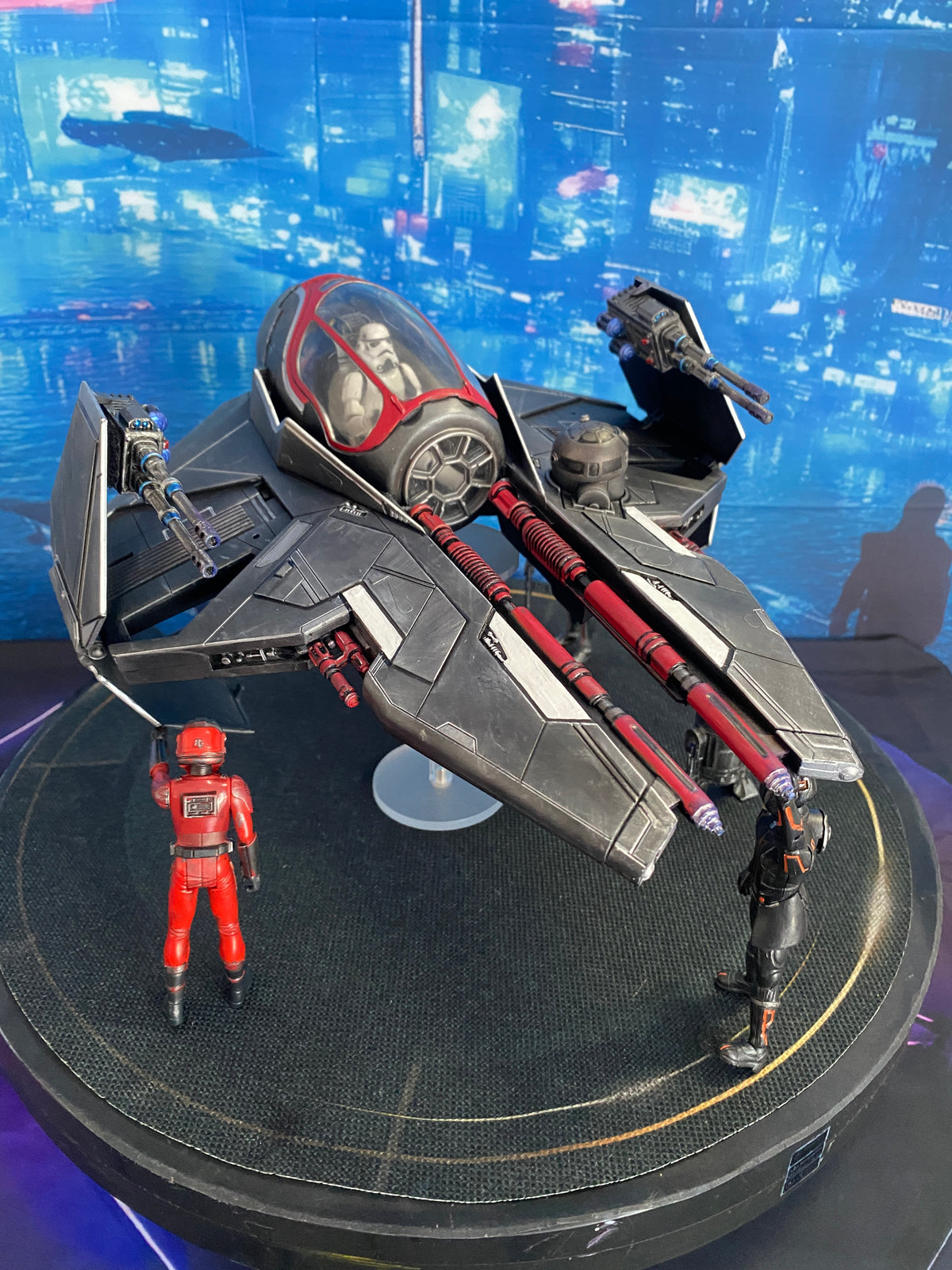 Imperial Starfighter Andor Mandalorian Sith Empire collectible Star Wars Custom