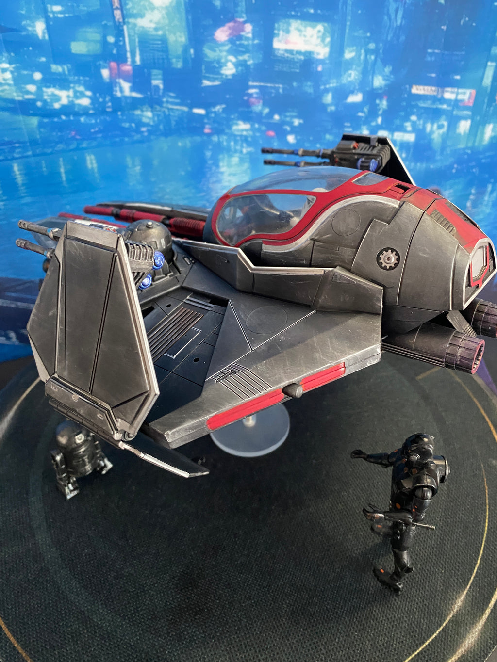 Imperial Starfighter Andor Mandalorian Sith Empire collectible Star Wars Custom