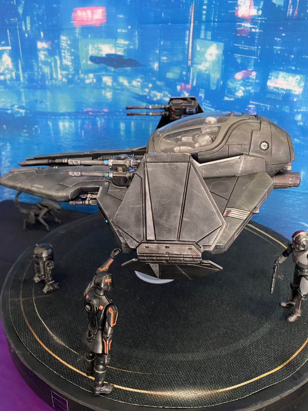 Imperial Starfighter Andor Mandalorian Sith Empire collectible Star Wars Custom