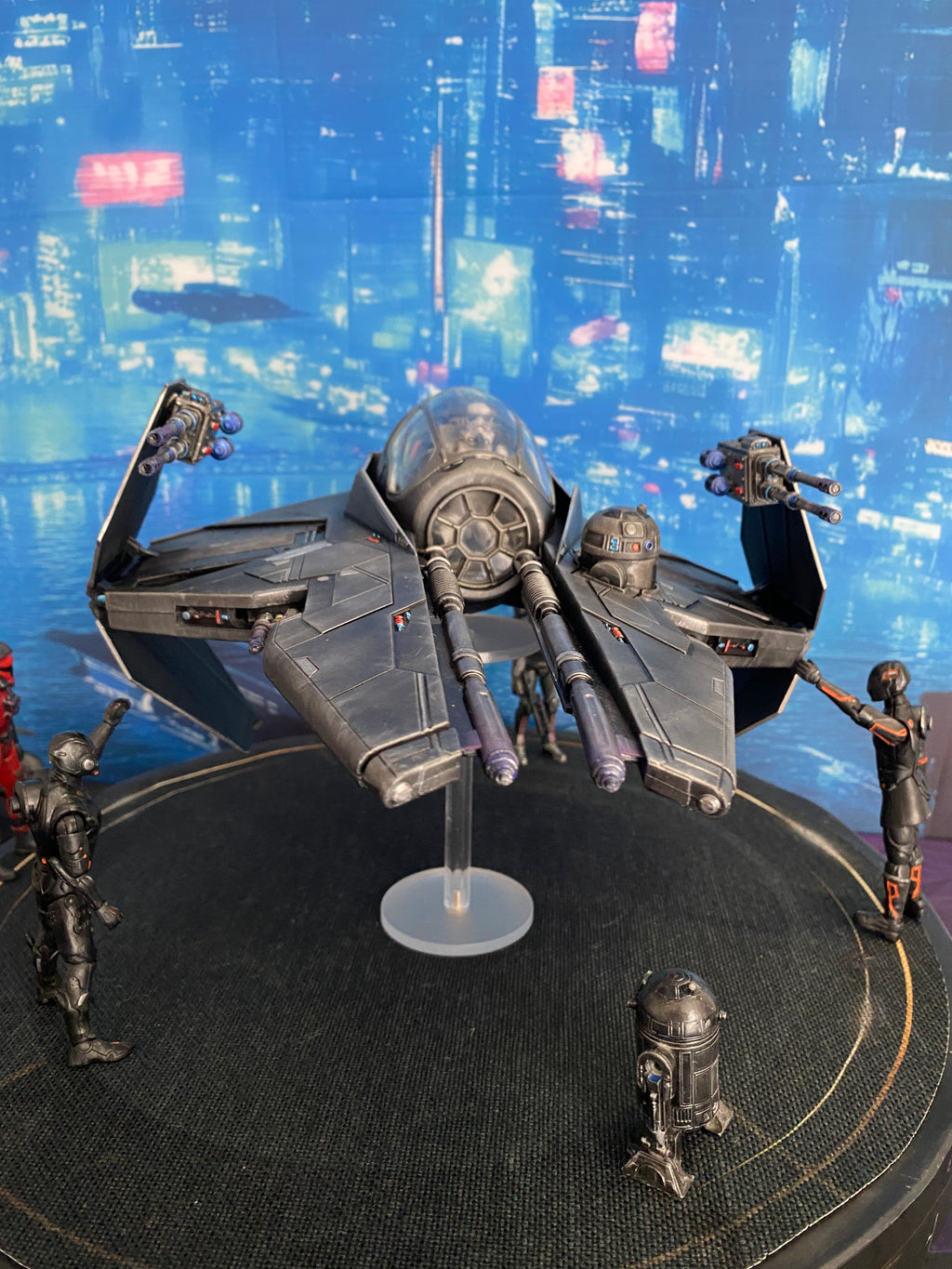 Imperial Starfighter Andor Mandalorian Sith Empire collectible Star Wars Custom