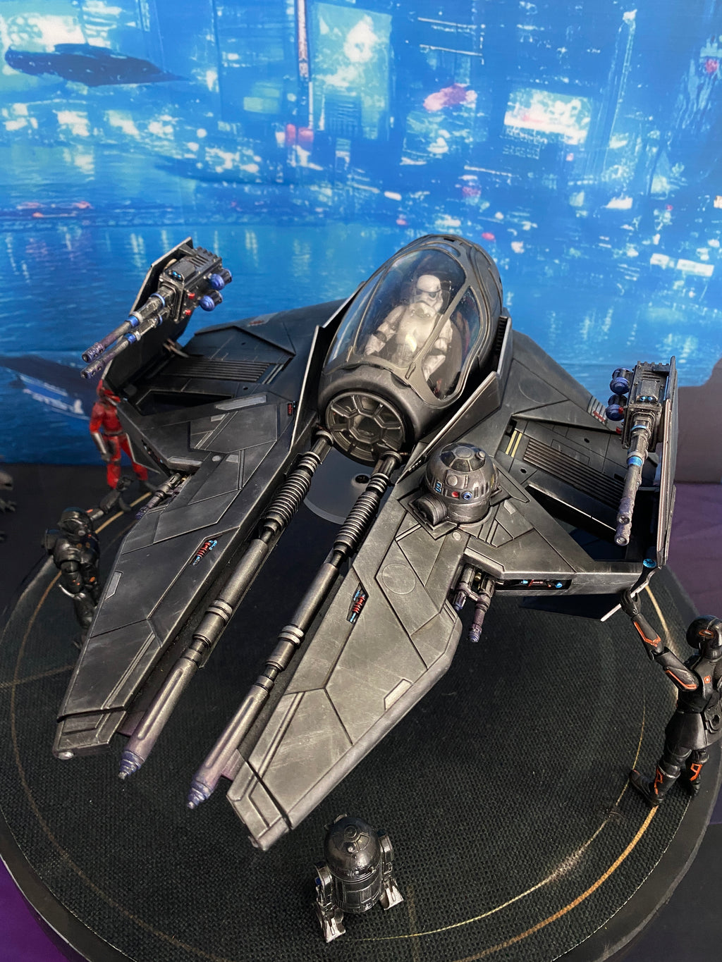 Imperial Starfighter Andor Mandalorian Sith Empire collectible Star Wars Custom