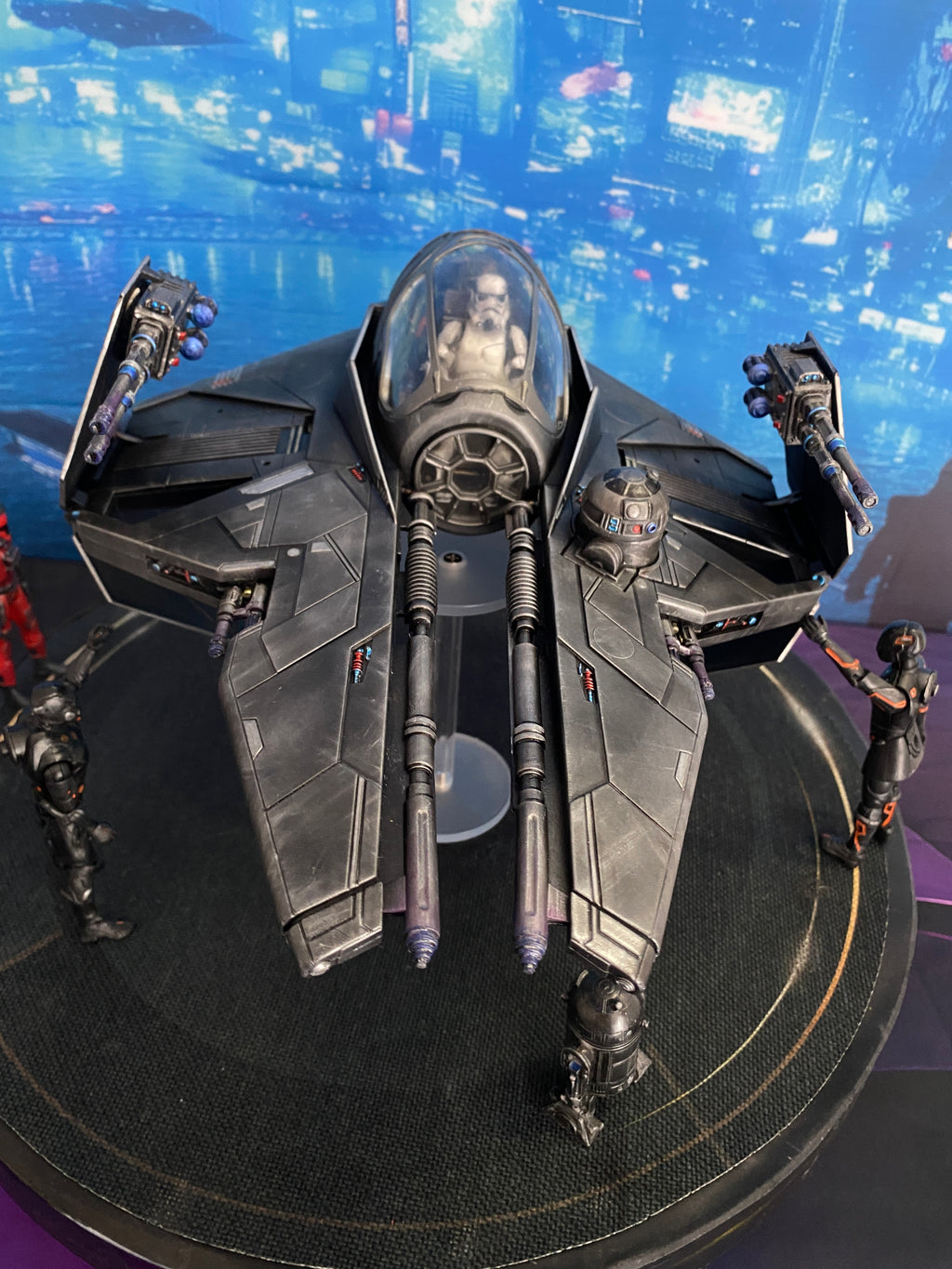 Imperial Starfighter Andor Mandalorian Sith Empire collectible Star Wars Custom