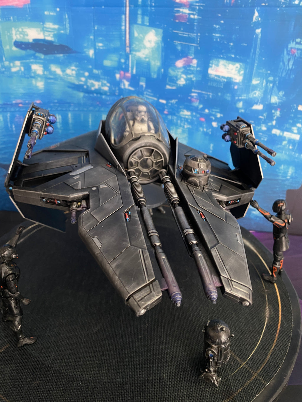 Imperial Starfighter Andor Mandalorian Sith Empire collectible Star Wars Custom
