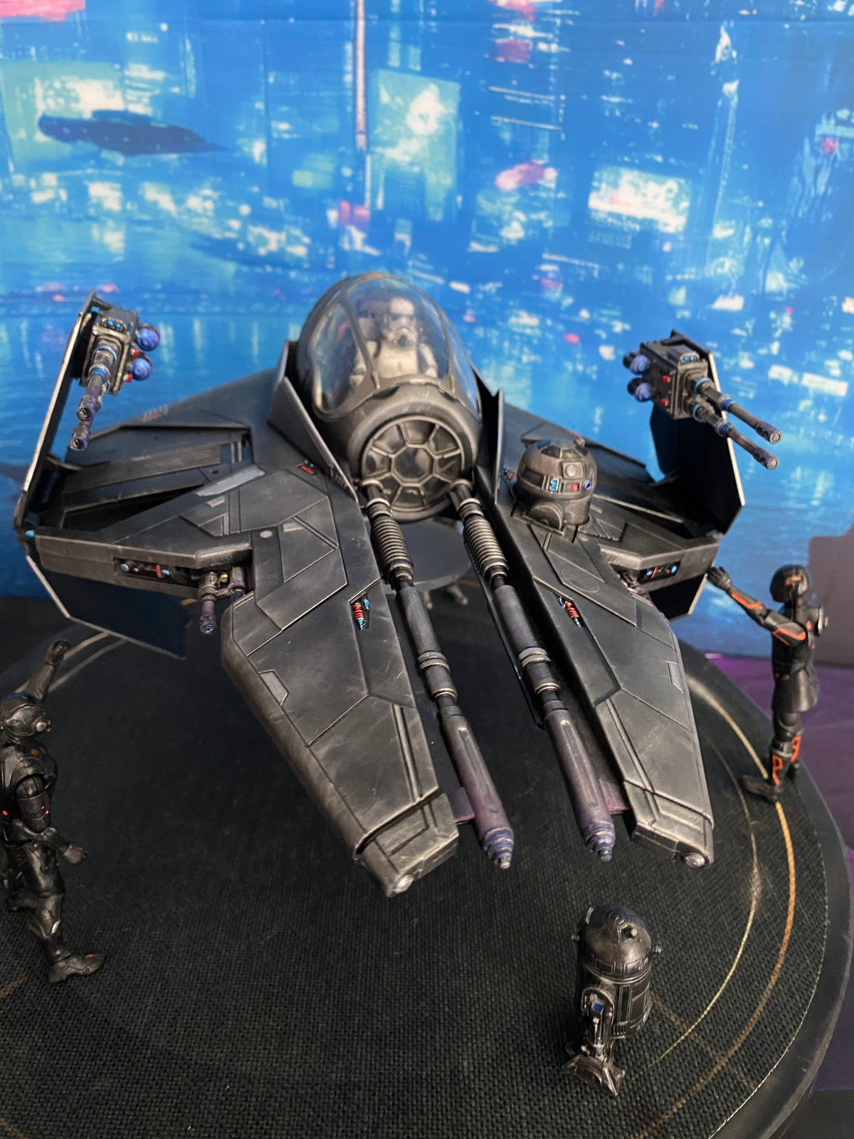 Imperial Starfighter Andor Mandalorian Sith Empire collectible Star Wars Custom