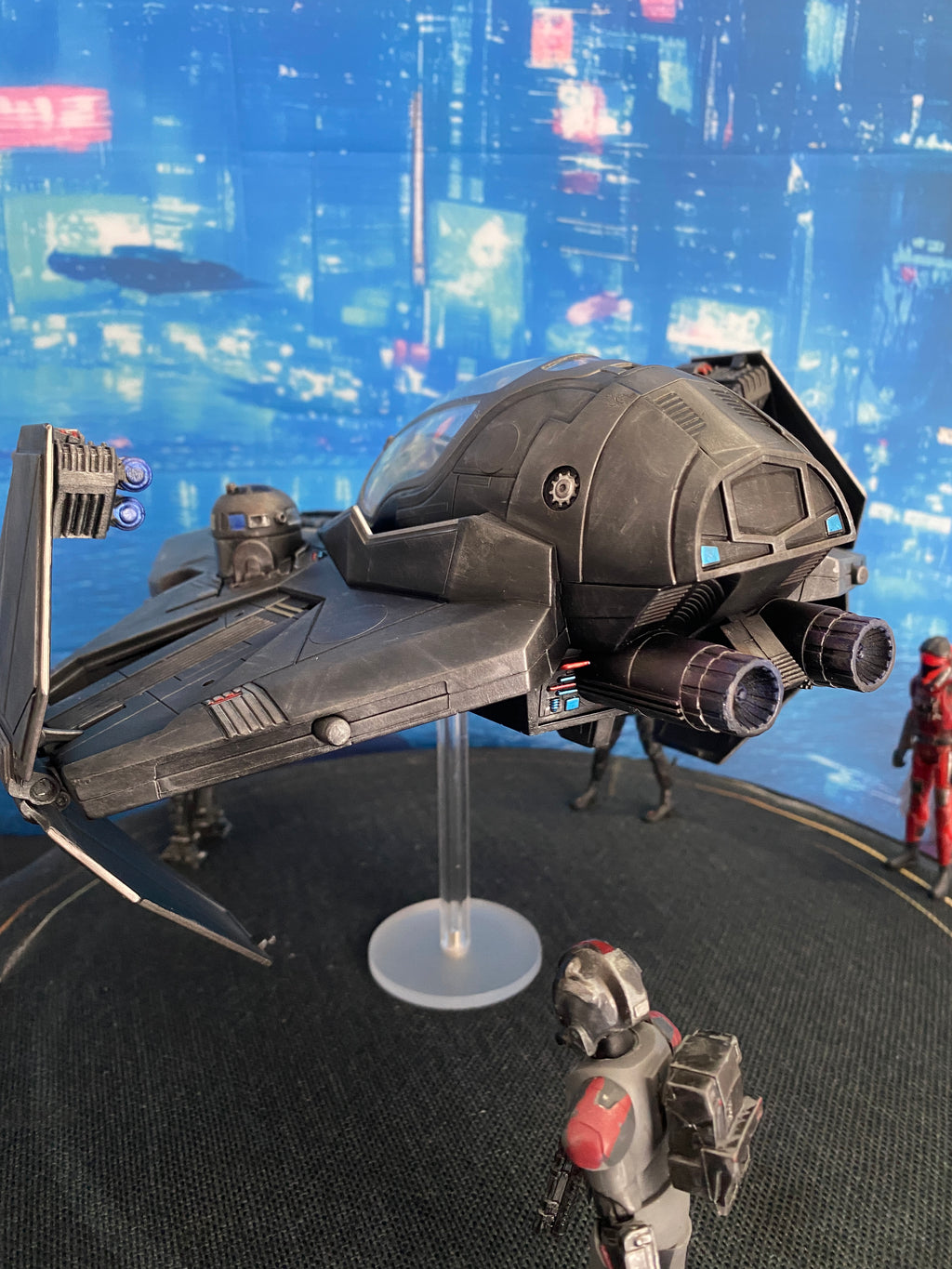 Imperial Starfighter Andor Mandalorian Sith Empire collectible Star Wars Custom