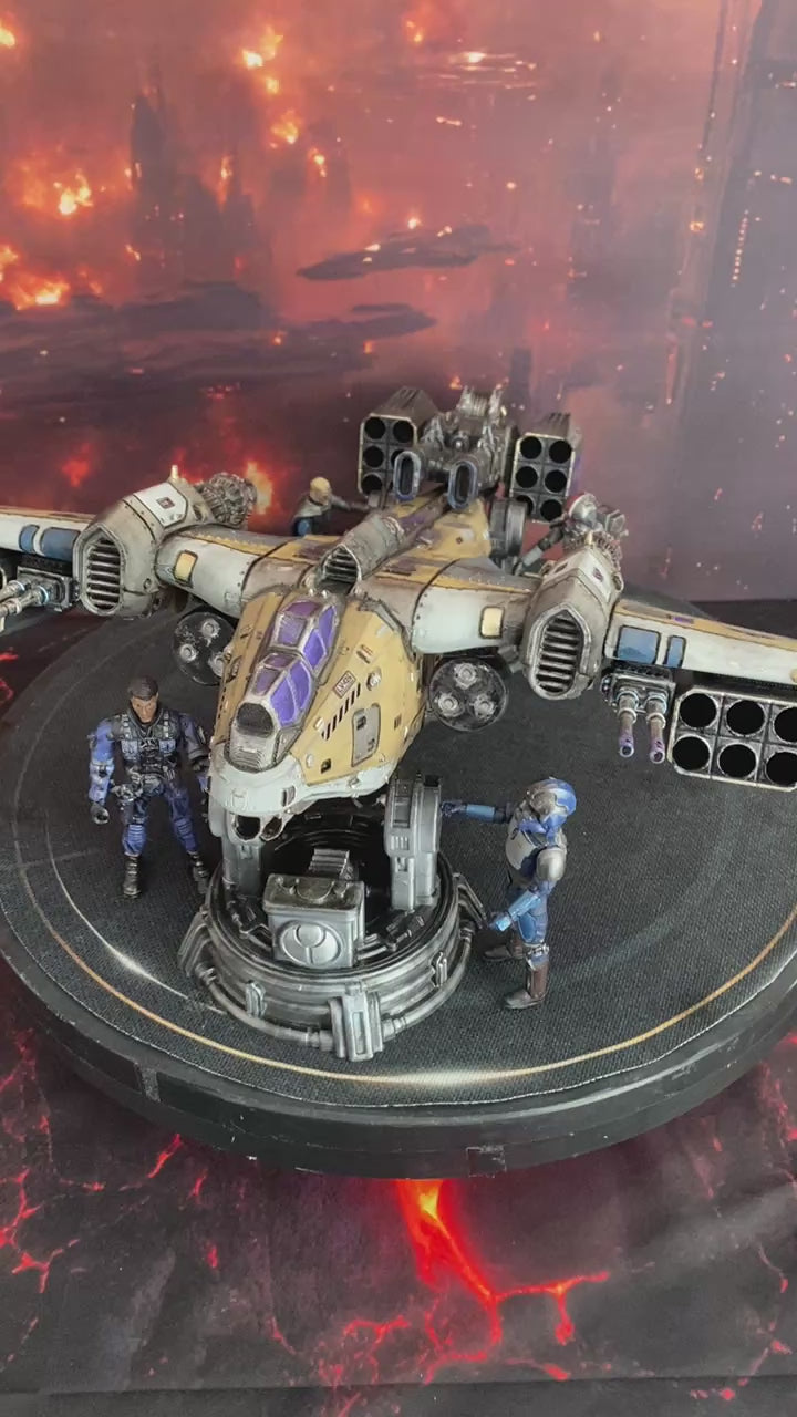 Aliens Colonial Marines Custom Dropship Gunship Weyland Yutani USCM Alien