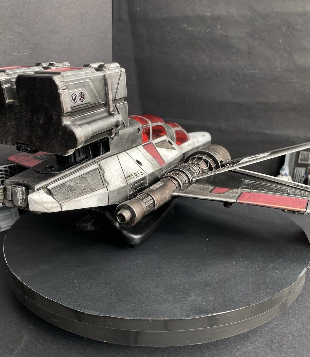 “Red Wraith” Mandalorian ARC 170 Starfighter Star Wars Andor Republic Vintage