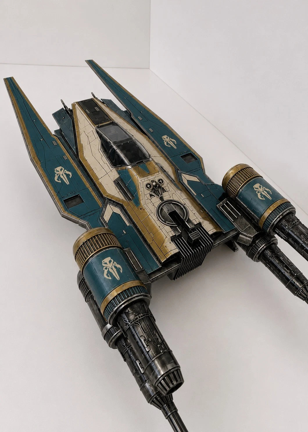 Mandalorian Star Wars U Wing Clan Gorgu Custom Vintage Kenner Commission