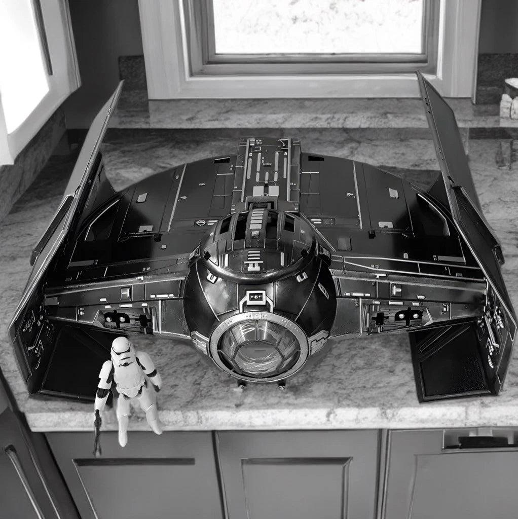 Obsidian Talon – Star Wars Andor Tie Fighter Imperial Interceptor Vintage Custom - view 10