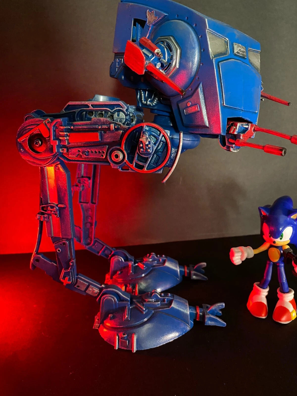 Sonic the Hedgehog x Star Wars AT ST Vintage Kenner Sega Custom - view 16