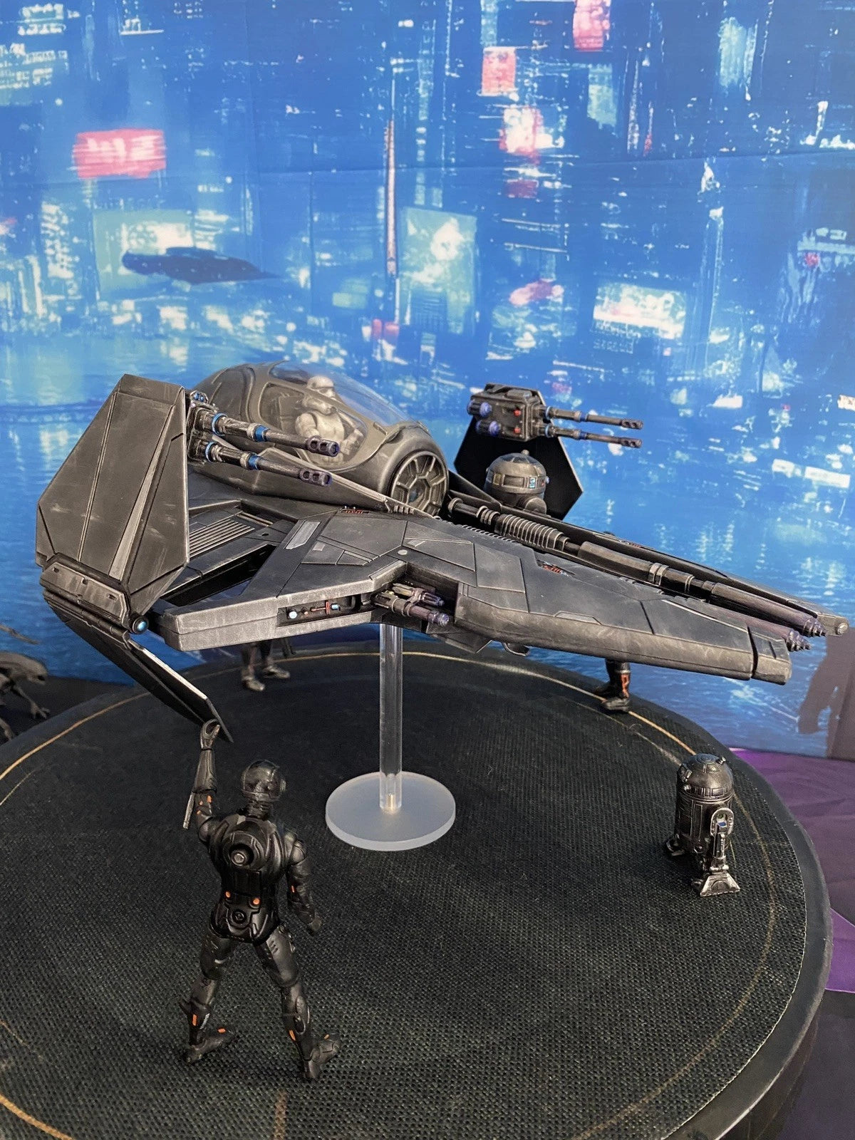 Imperial Starfighter Andor Mandalorian Sith Empire collectible Star Wars Custom