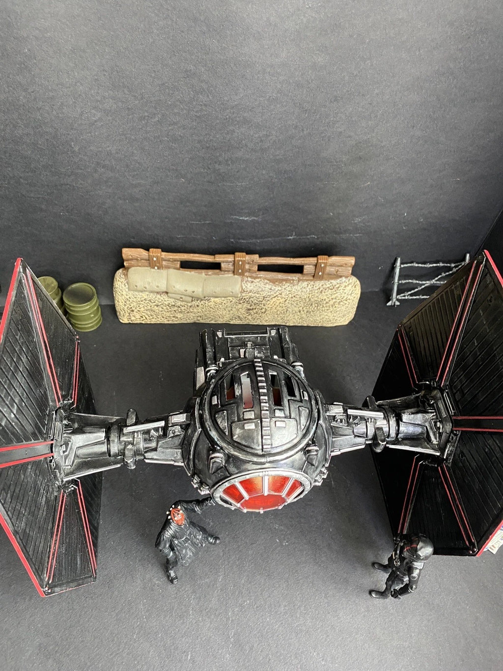 Star Wars Crimson Talon TIE Hunter | Custom Hand-Painted Imperial Tie  Fighter - view 18