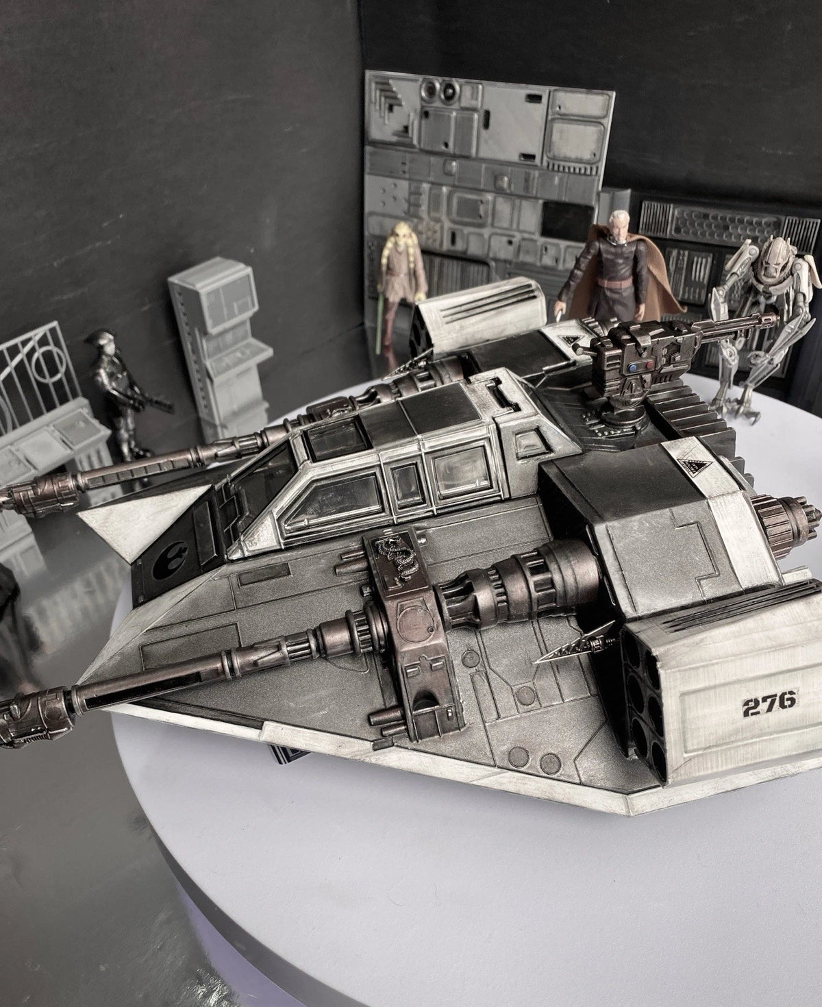 Star Wars Rebel Snowspeeder Midnight Raptor X9 Collector Andor Exclusive Custom