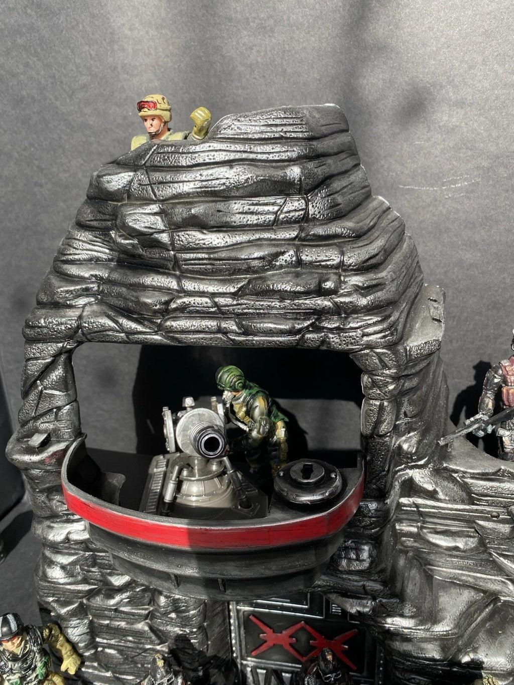 GI JOE COBRA DEVELOPMENTAL TERROR DOME Bunker Diorama Collectible Vintage