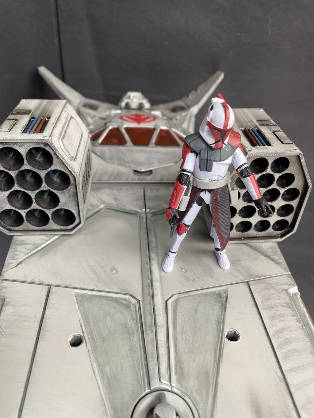Dark Sentinel 501st Gunship Star Wars Andor Clone Wars Kenner Collectible