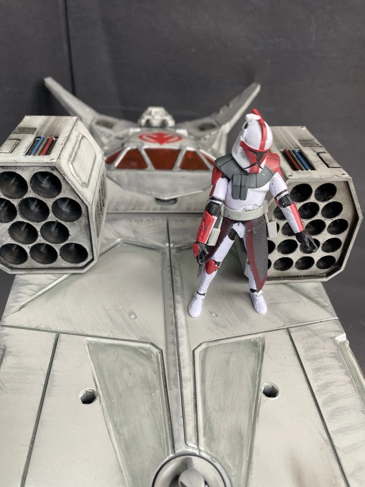 Dark Sentinel 501st Gunship Star Wars Andor Clone Wars Kenner Collectible
