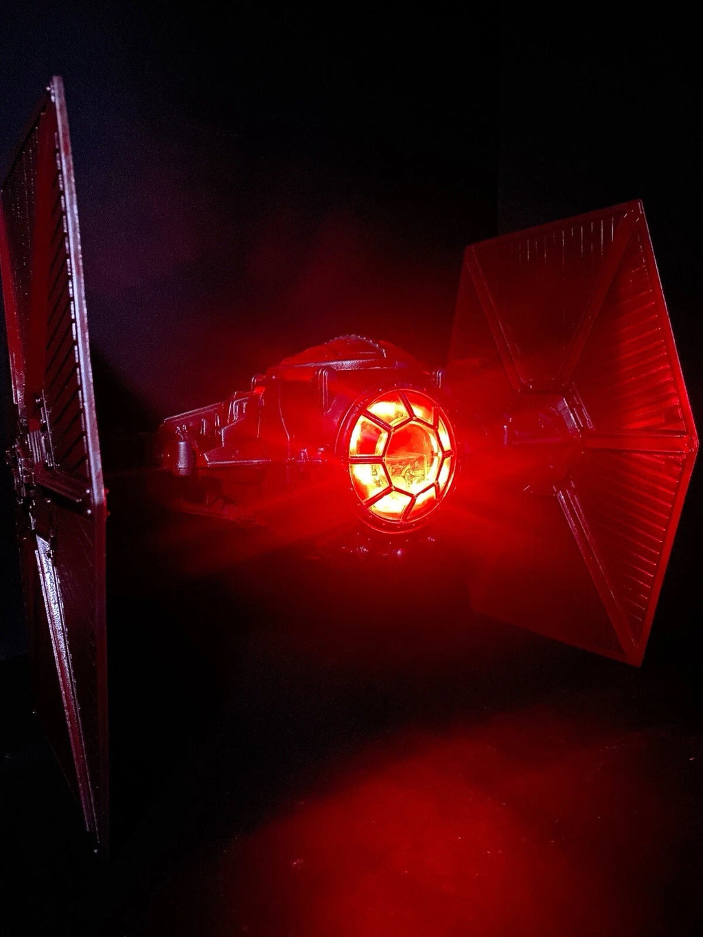 STAR WARS Obsidian Fang Tie Fighter Interceptor | Hand Painted Sith Starfighter - view 13
