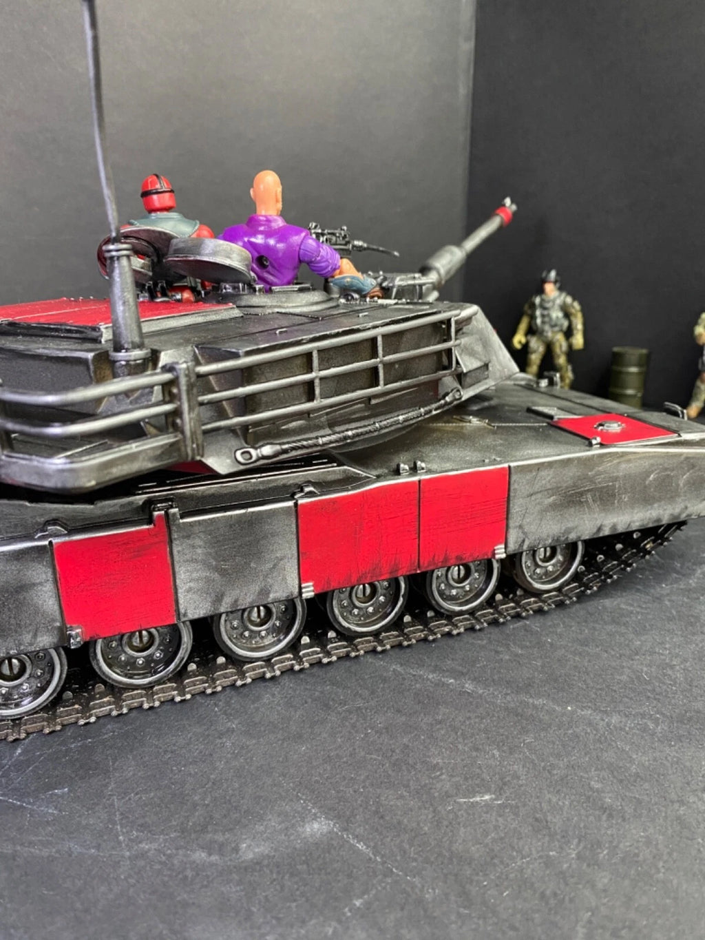 GI JOE COBRA DEVELOPMENTAL TERROR TANK 1:18 Collectible Vintage Custom