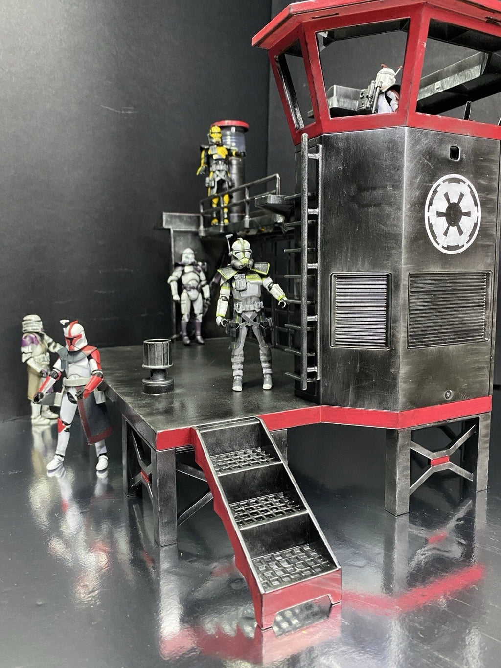 OCP Delta City Quarantine Tower RoboCop OCP Security Diorama Custom collectible