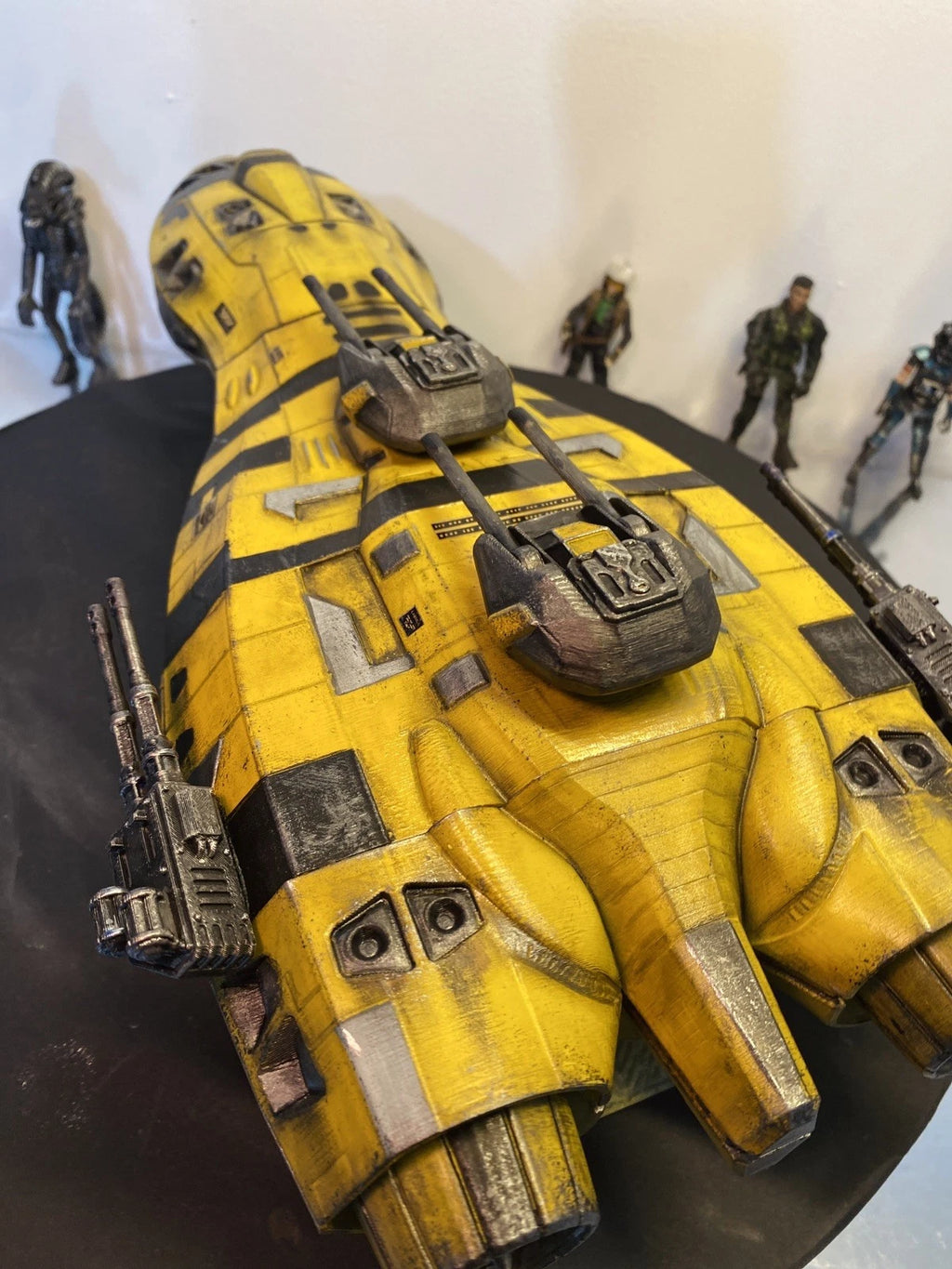 STAR WARS CUSTOM DROPSHIP GUNSHIP SHUTTLE 3.75 1:18 KENNER VINTAGE COLLECTIBLE