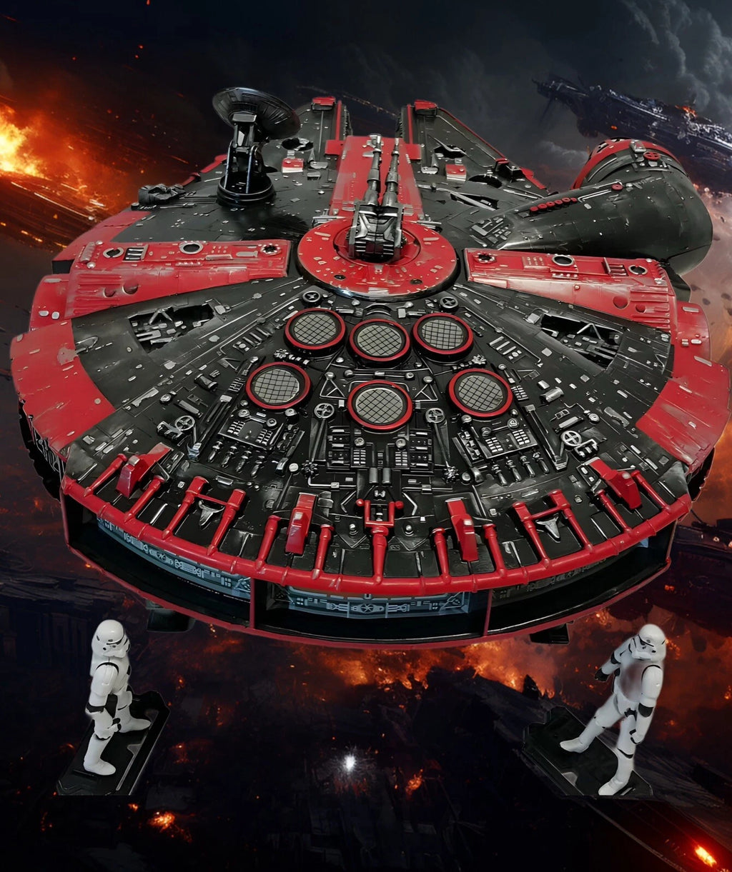 Star Wars IRON HOWL Millennium Falcon New Hope Return of Jedi Vintage Custom - view 11