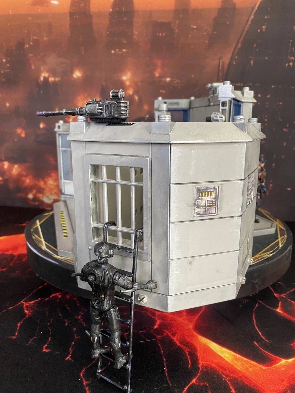 Resident Evil Umbrella Corp Raccoon City Biohazard Research Lab Diorama Horror