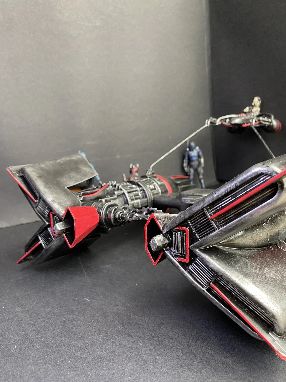 Star Wars Death Watch Pod Racer Original 1999 Kenner Vintage Black Series Empire - view 10
