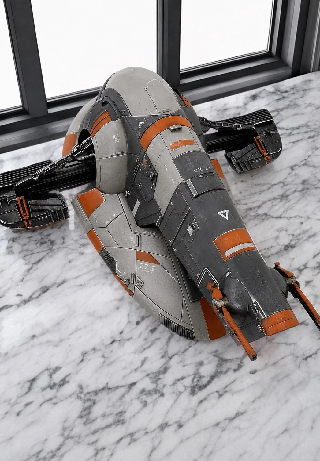 Star Wars Slave 1 Boba Fett Mandalorian Custom Repaint Commission Firespray