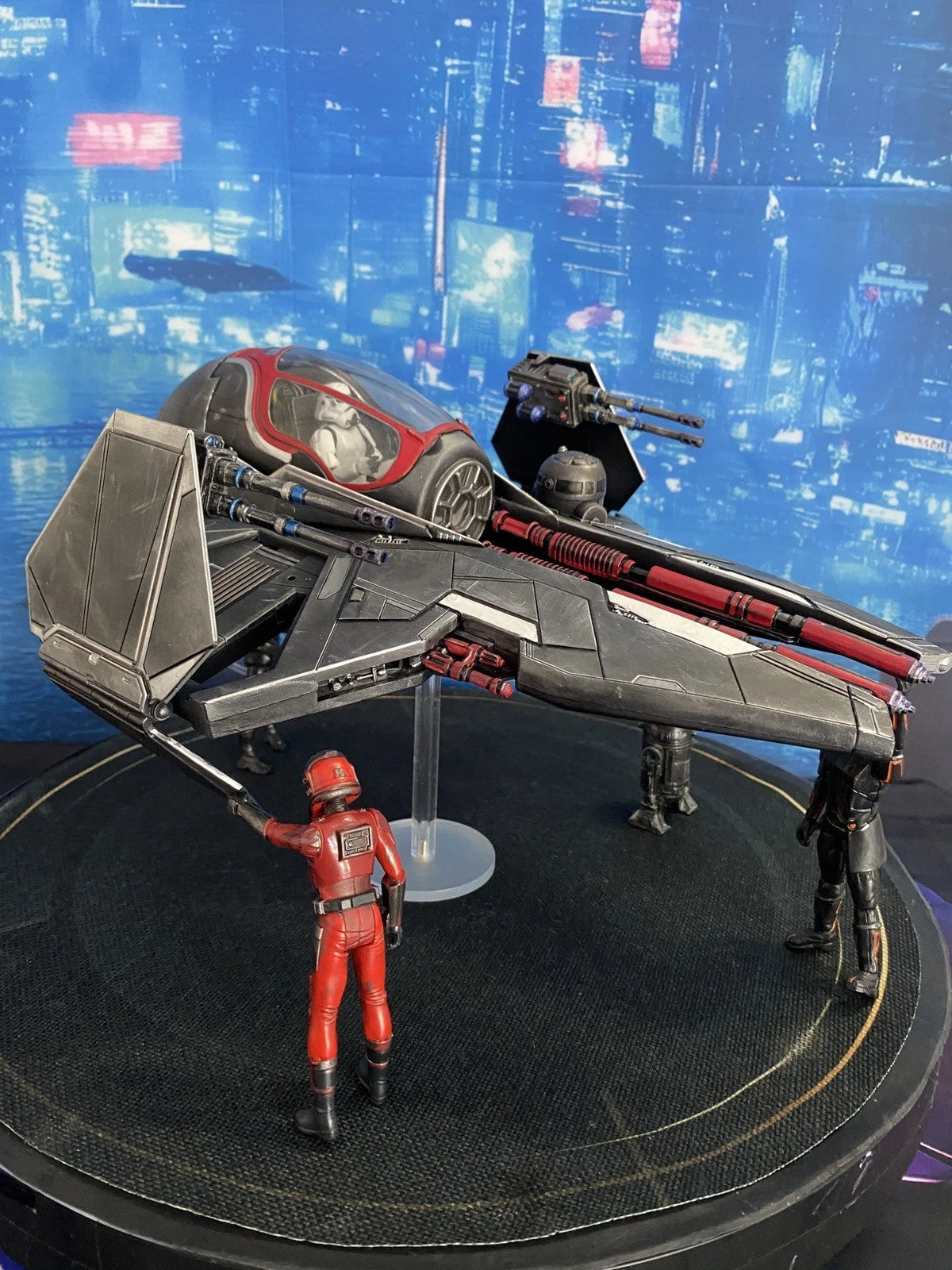 Star Wars Imperial Starfighter Andor Mandalorian Sith Empire Custom collectible