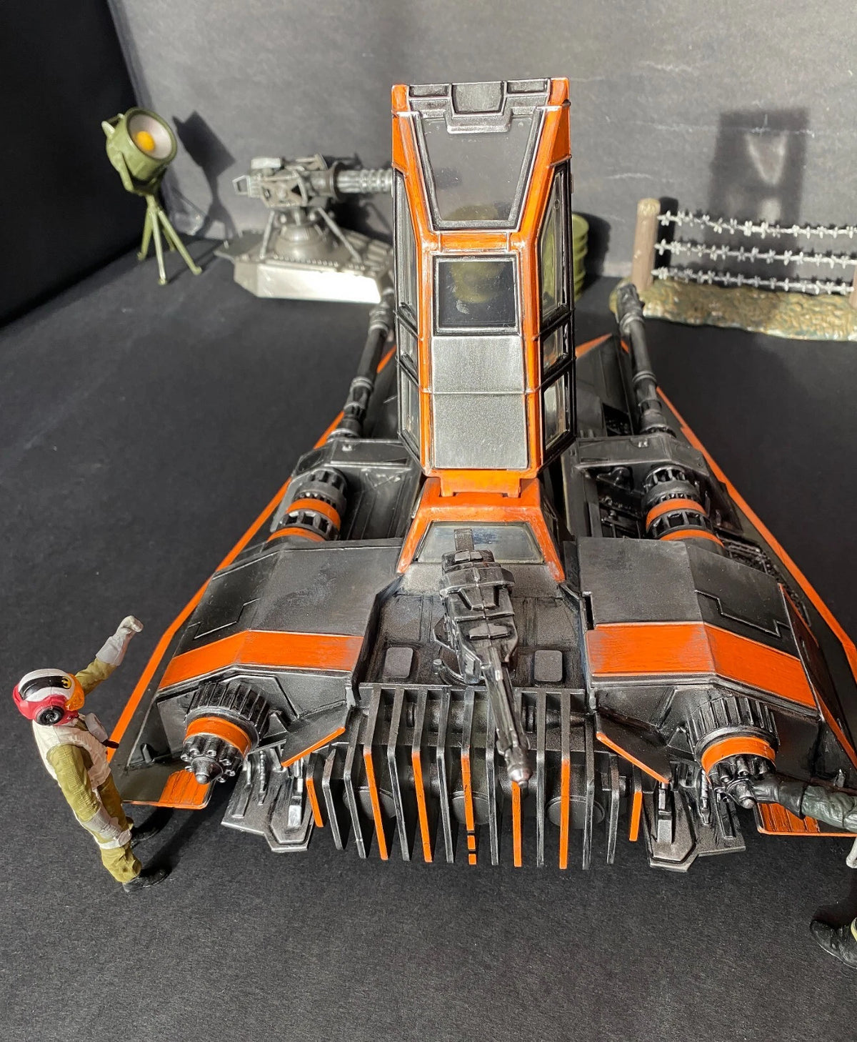 Star Wars Rebel Snowspeeder Endor Hoth Empire Strikes back Vintage Kenner Custom - view 5