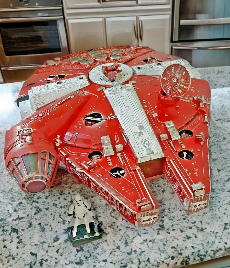 The Crimson Covenant | Dark Sith Command Millennium Falcon Custom Star Wars