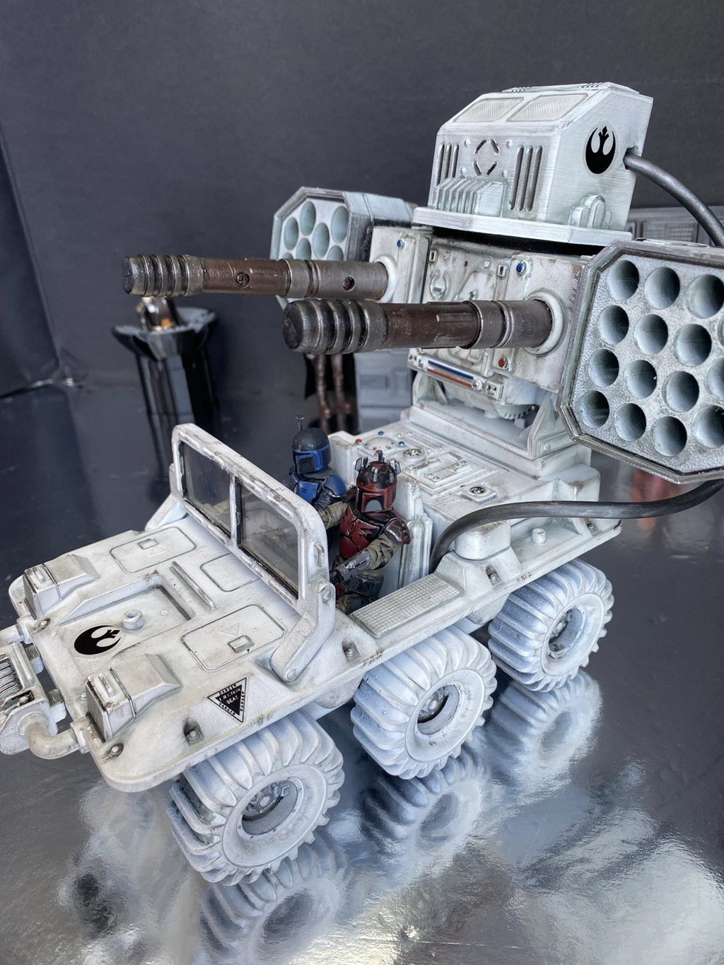 Snowhammer Rebel Rocket Truck 1:18 Hand-Painted Andor Vintage Kenner Star Wars