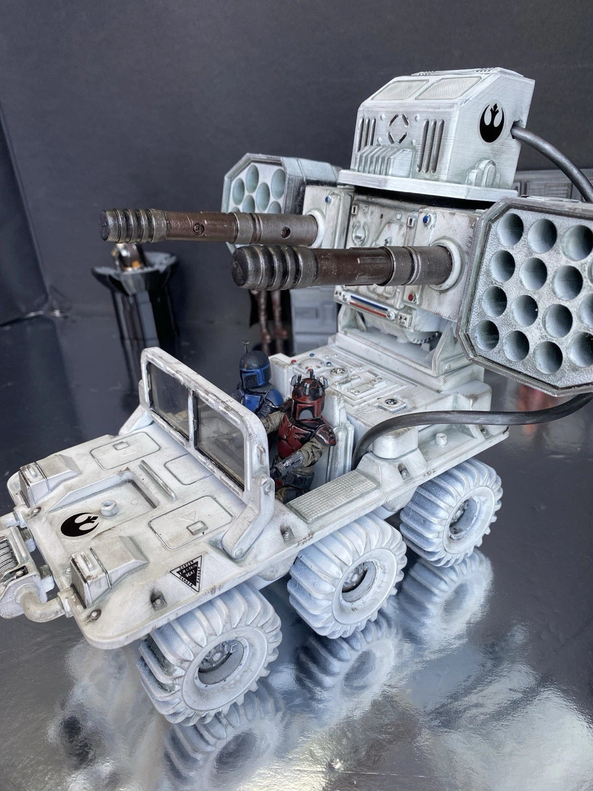 Snowhammer Rebel Rocket Truck 1:18 Hand-Painted Andor Vintage Kenner Star Wars