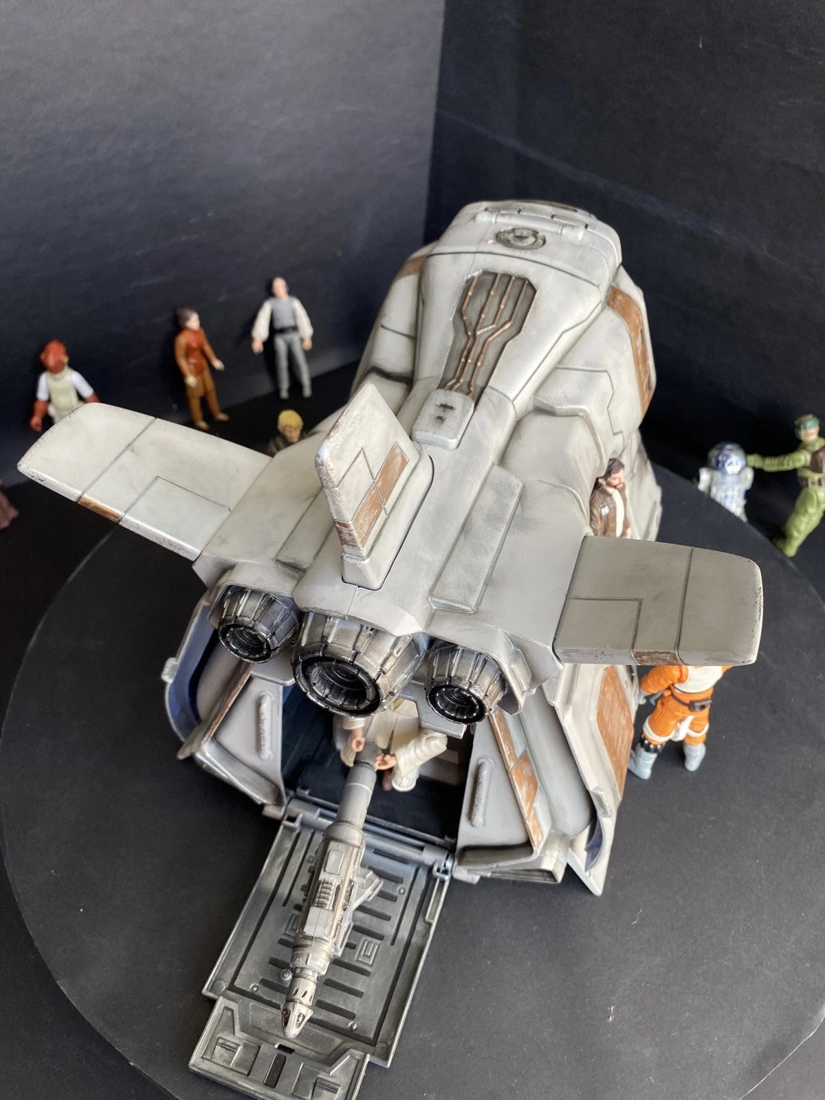 Star Wars DUSTWING K-71 Desert Rebel Shuttle — Custom Gunship w/ LED Light Kit
