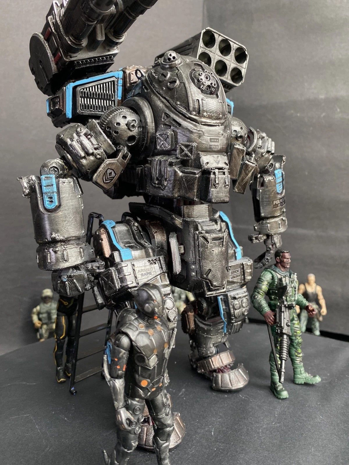 “Outpost Sentinel” – Custom Star Wars Andor Walker vintage kenner collectible