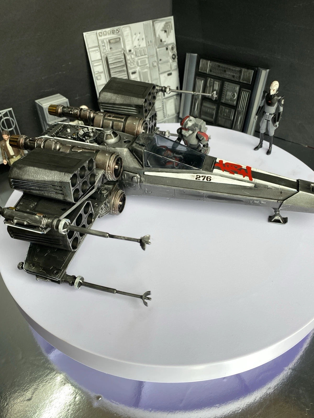 Star Wars Andor Rift Lance X Wing Jedi Sith Empire Vintage Kenner Custom