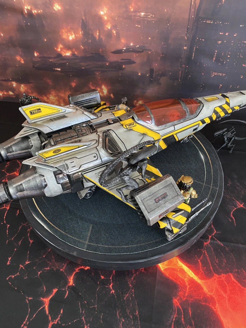 Weyland Yutani Aliens Gunship Colonial Marines Interceptor Romulus Earth Custom